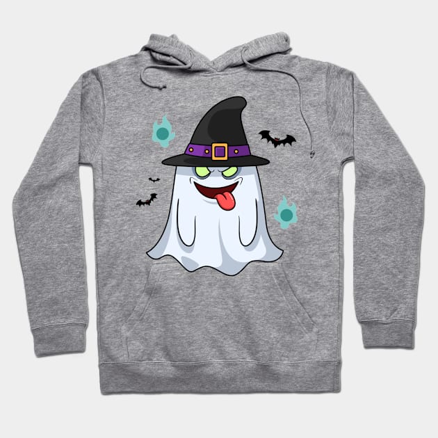 Halloween Ghost Hoodie by YousifAzeez